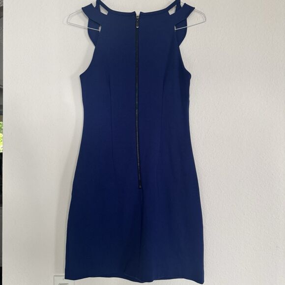 Laundry by Shelli Segal Blue Sleeveless Dress Size 4 - Picture 11 of 16